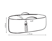 Load image into Gallery viewer, Mocca Crochet Moses Basket with stand