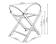 Load image into Gallery viewer, Mocca Crochet Moses Basket with stand