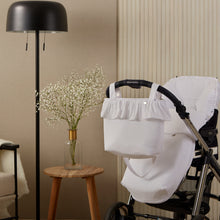 Load image into Gallery viewer, White Plumeti Tote Bag