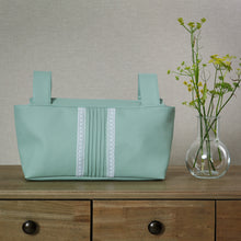 Load image into Gallery viewer, Mint Viena Leatherette City Bag