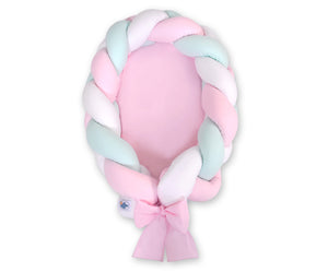 Pink, Mint, White Braided Nest