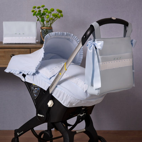 Blue Carla car seat set