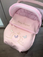 Load image into Gallery viewer, Pique 3d Butterfly car seat set *various colours*