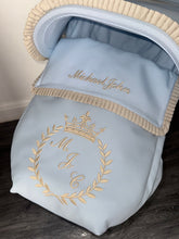 Load image into Gallery viewer, Custom Crown Wreath &amp; ruffle Leatherette Set *various colours*