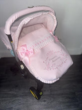 Load image into Gallery viewer, Custom Artenas Little Prince/Princess Ruffle Car seat