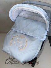 Load image into Gallery viewer, Plumeti Diamond Pique Horse car seat set *various colours*