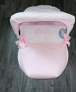 Pink Artenas Car Seat Set