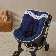Load image into Gallery viewer, Leatherette Navy Artenas Car Seat Set