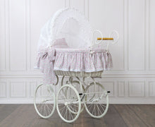 Load image into Gallery viewer, Jasmine Vintage White Bassinet