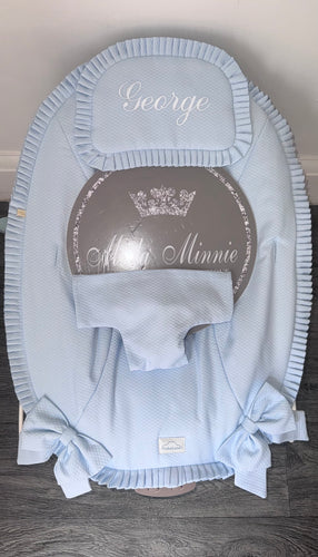 Blue Spanish Baby Bouncer