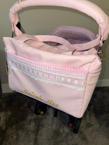 Artenas ruffle Maternity Leatherette Bag *various colours*