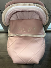 Load image into Gallery viewer, Diamond Pique Butterfly car seat set *various colours*