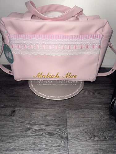 Artenas ruffle Maternity Leatherette Bag *various colours*