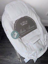 Load image into Gallery viewer, White Spanish Baby Bouncer