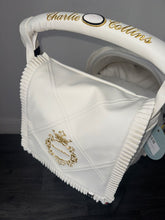 Load image into Gallery viewer, Double Diamond stitch &amp; crown crest shoulder Bag *various colours*