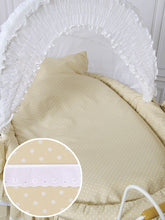 Load image into Gallery viewer, Beige Christine Polka Vintage Bassinet