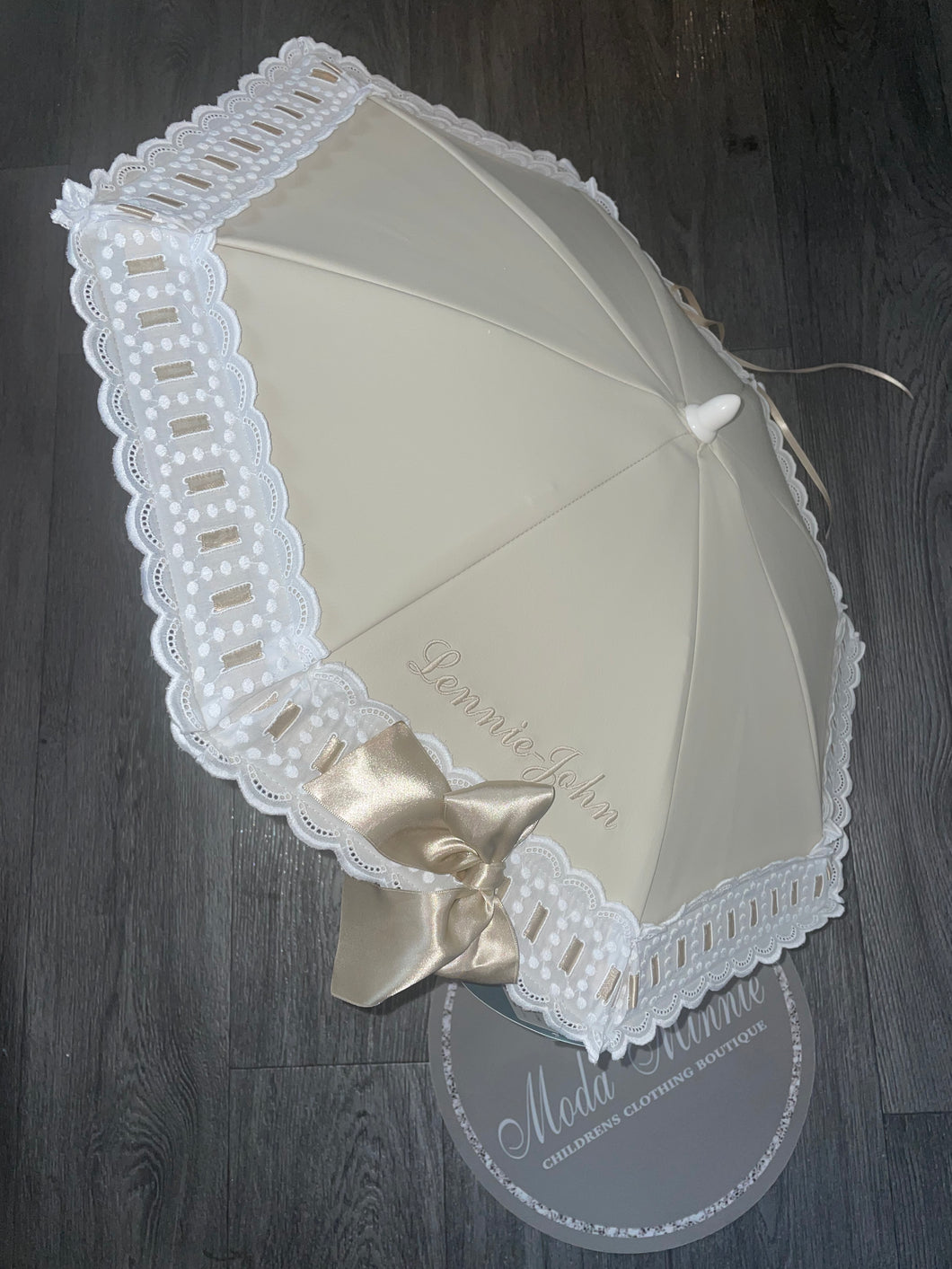 Camel Leatherette Artenas Spanish Parasol