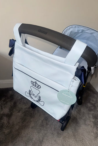 Custom bear leatherette short strap bag *various colours*