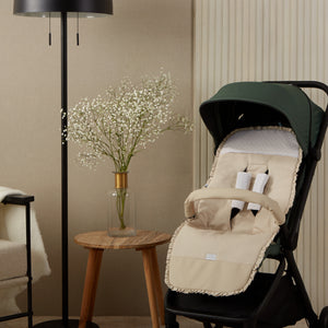 Camel Plumeti Frill Footmuff