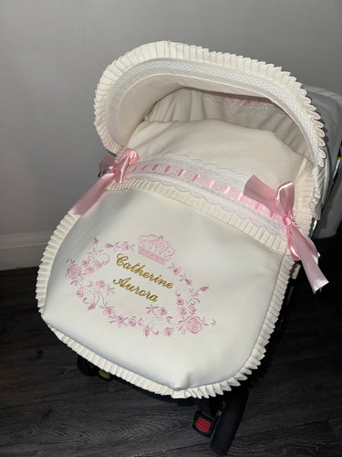 Custom Artenas Little Prince/Princess Ruffle Car seat