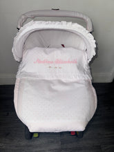 Load image into Gallery viewer, Swiss Dot &amp; Pique Car seat *various colours*