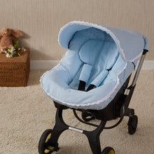 Load image into Gallery viewer, Leatherette Blue Artenas Car Seat Set