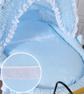 Blue Victoria Vintage Bassinet