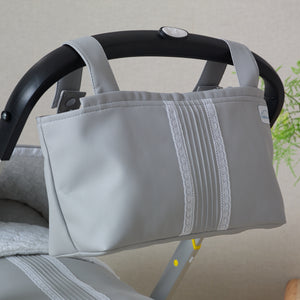 Grey Viena Leatherette City Bag
