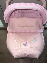 Load image into Gallery viewer, Pique 3d Butterfly car seat set *various colours*