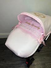 Load image into Gallery viewer, Custom Artenas Crown Ruffle Car seat