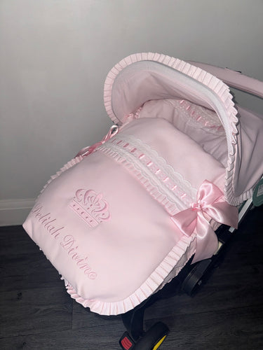 Custom Artenas Tiara extta Ruffle Car seat