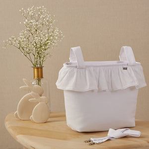 White Plumeti Tote Bag