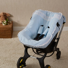 Load image into Gallery viewer, Leatherette Blue Artenas Car Seat Set