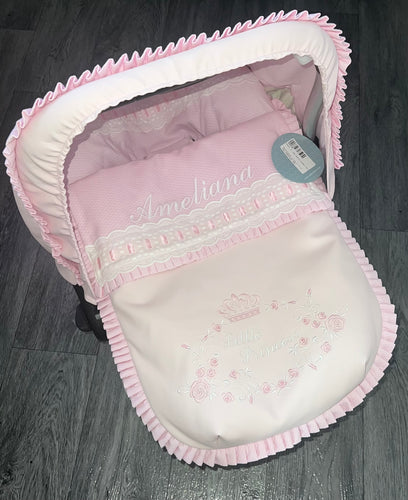 Custom Artenas Little Prince/Princess Ruffle Car seat