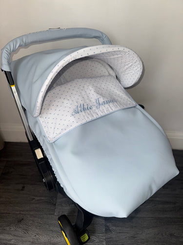 Leatherette Swiss Dot Car Seat *various colours*