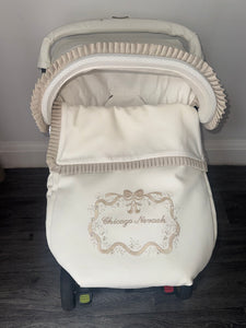 Custom Crown Princess ruffle Leatherette Set *various colours*