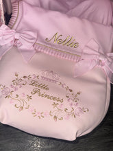 Load image into Gallery viewer, Custom Artenas Little Prince/Princess &amp; Bows Ruffle Car seat