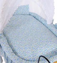 Load image into Gallery viewer, Blue Jasmine Vintage Bassinet