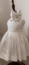 Load image into Gallery viewer, Satin diamond stitch Robe &amp; dress set