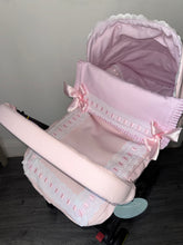 Load image into Gallery viewer, Artenas Extra Lace &amp; Ribbon Car Seat Set *various colours*