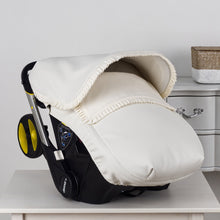 Load image into Gallery viewer, Cream Pique leatherette Car Seat Set
