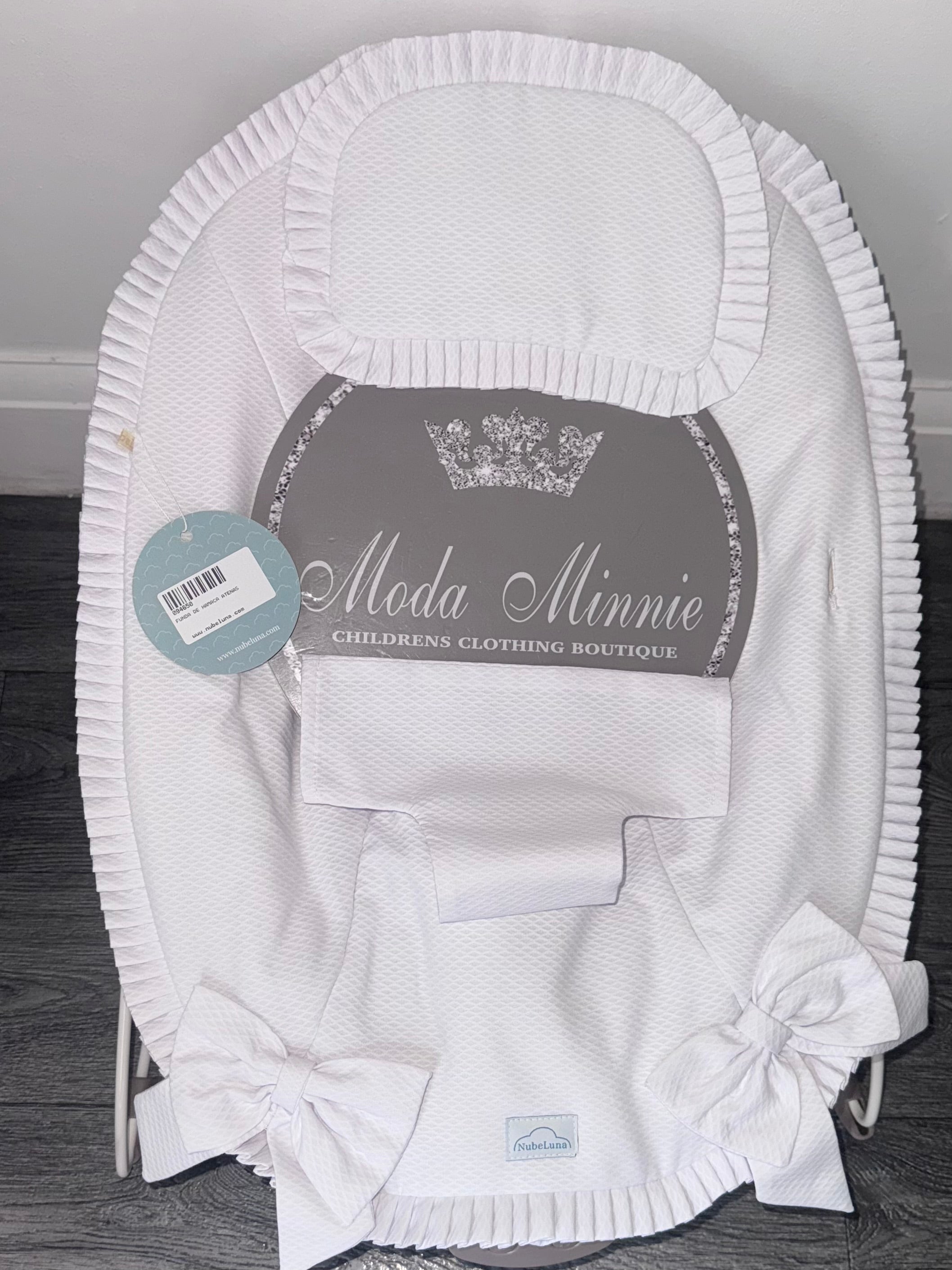 White Spanish Baby Bouncer – ModaMinnie