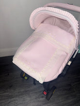 Load image into Gallery viewer, Leatherette pink Carla car seat set