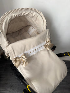 Material Camel Extra Ruffle Artenas Car Seat Set