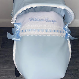 Blue Artenas Car Seat Set