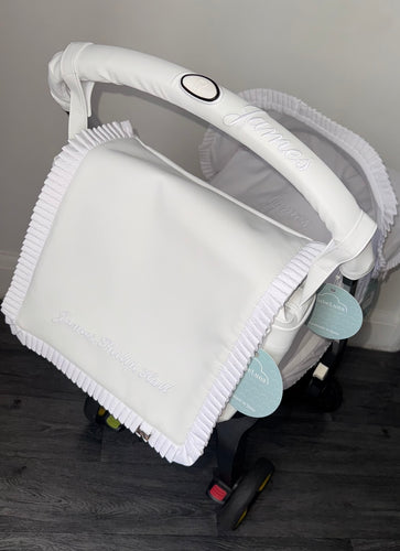 Leatherette Ruffle Shoulder bag *various colours*