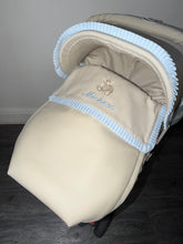 Load image into Gallery viewer, Pique Teddy Bear car seat set *various colours*
