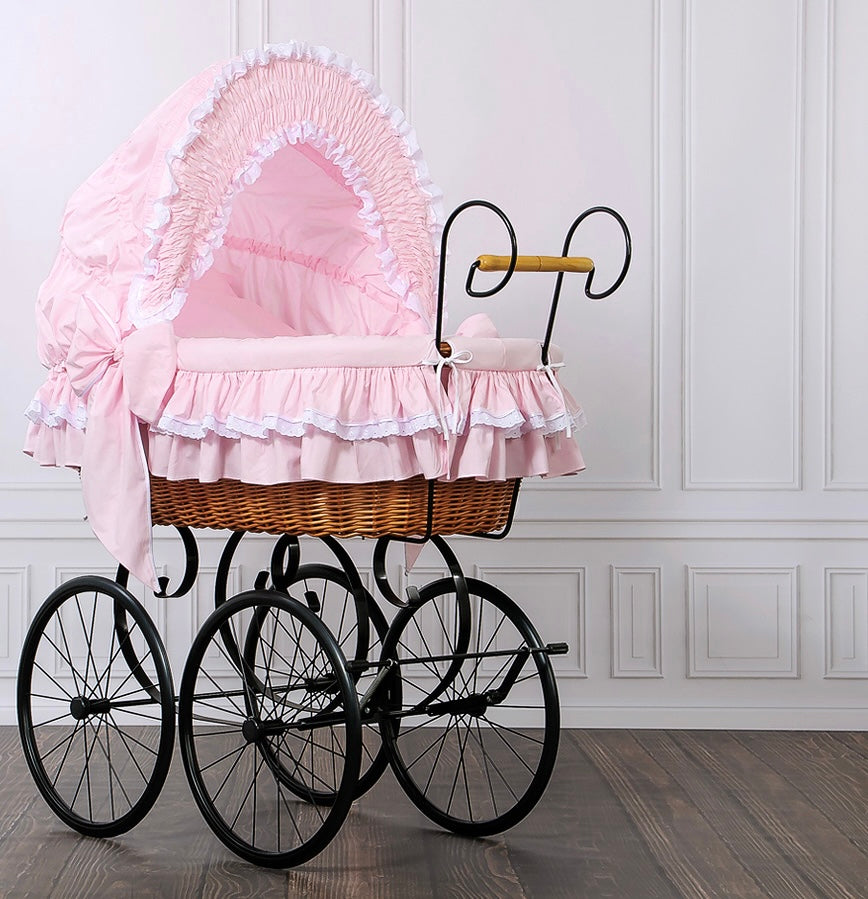 Pink Victoria Vintage Bassinet