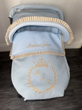 Load image into Gallery viewer, Custom Crown Wreath &amp; ruffle Leatherette Set *various colours*