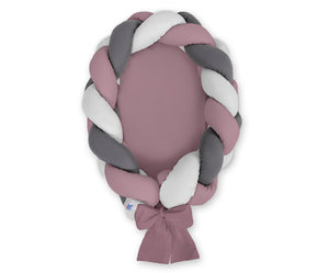 Maybe, Grey, Dark Grey Braided Nest